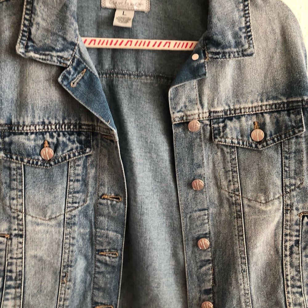 Cravefame Denim Jacket Lg NWT